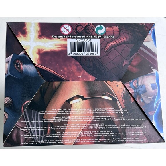 Marvel Comics Captain America Civil War Fighting Stance Figurine NEW BOXED 1/8 - Picture 9 of 9